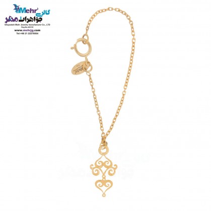 Gold Watch Pendant - Slimy Design-MW0299